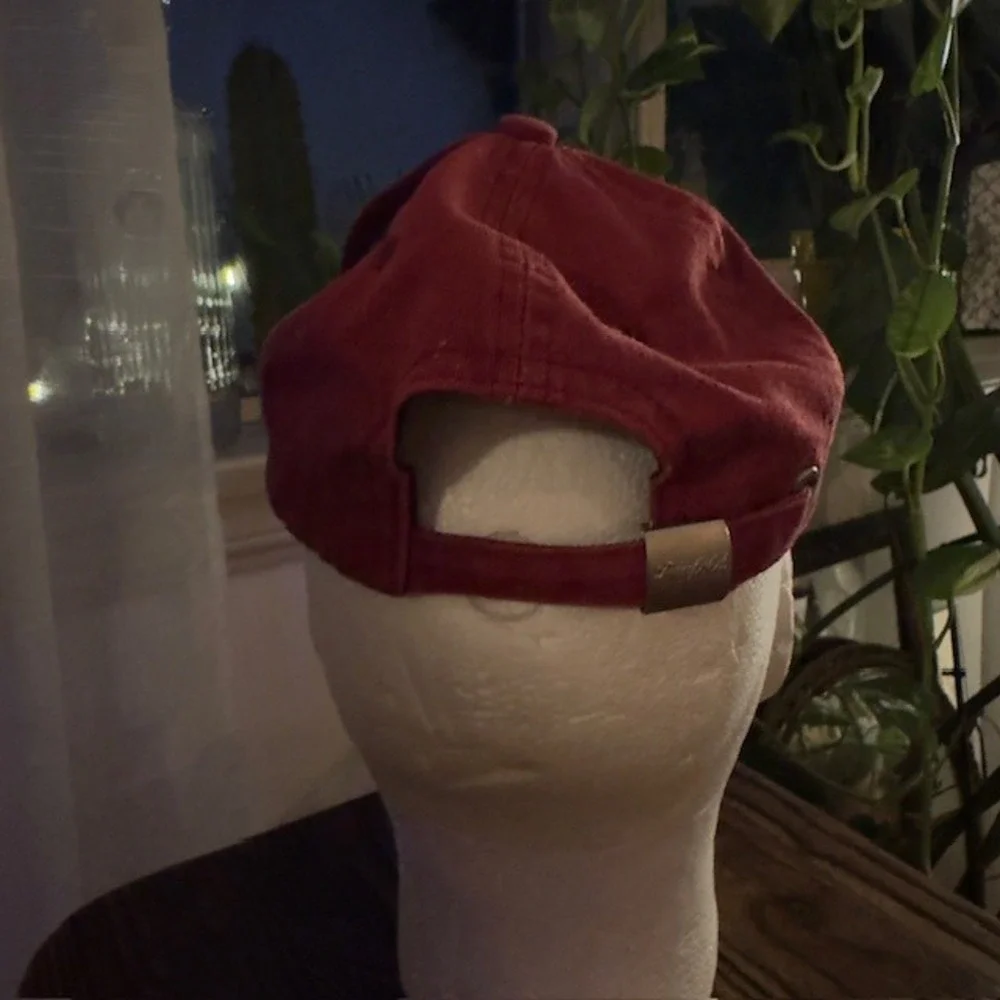 Penfold Maroon Red Baseball Cap Golf Hat Adjustable‎ Strapback Mens